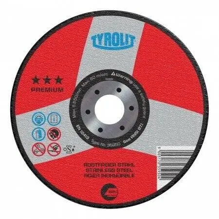 Tyrolit Premium 2 In 1 Wheels For Steel Application - Type 27 (Pack Of 10) 1