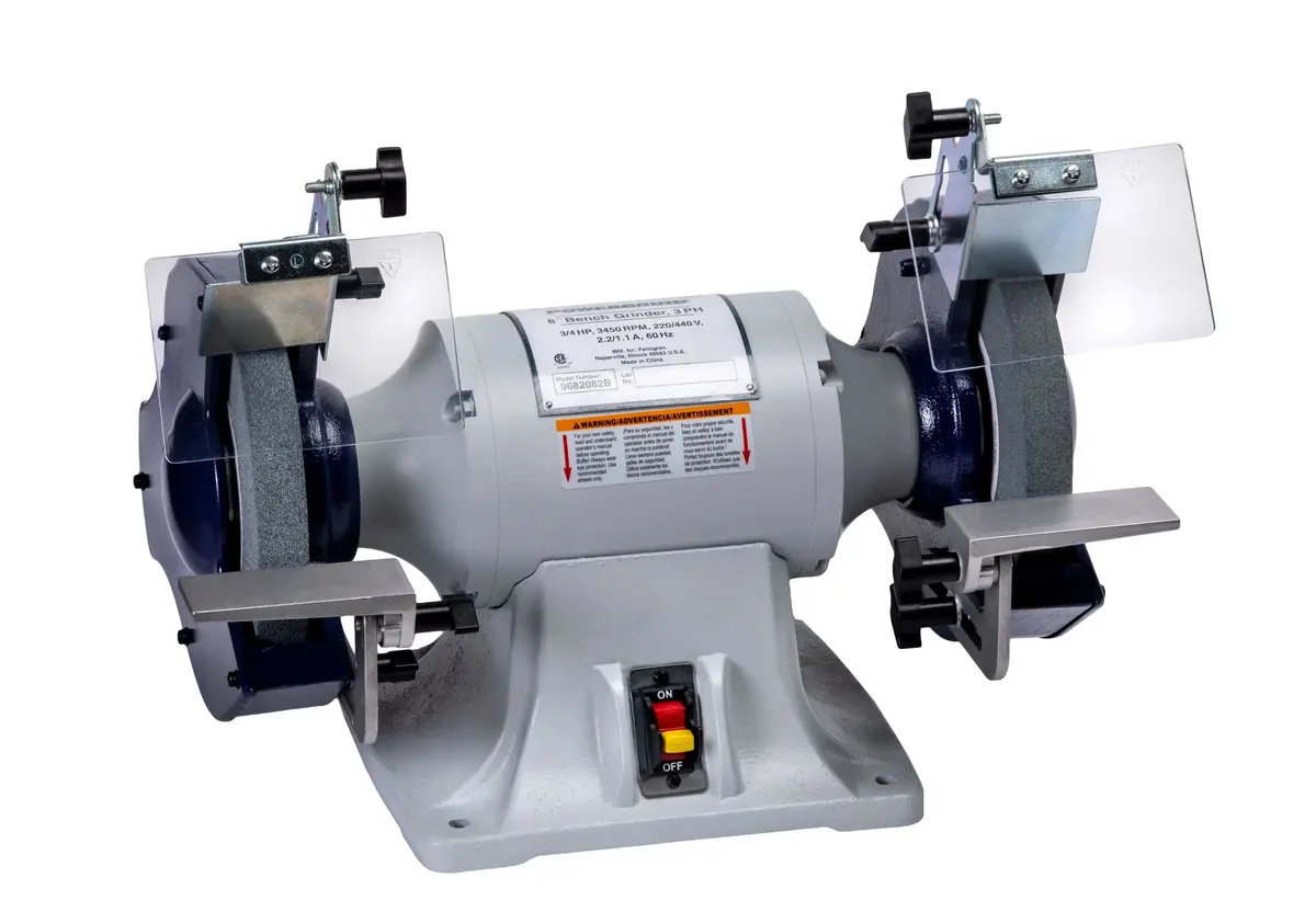 8" 3/4Hp 115/230V Grinder W/Dust Collection 1