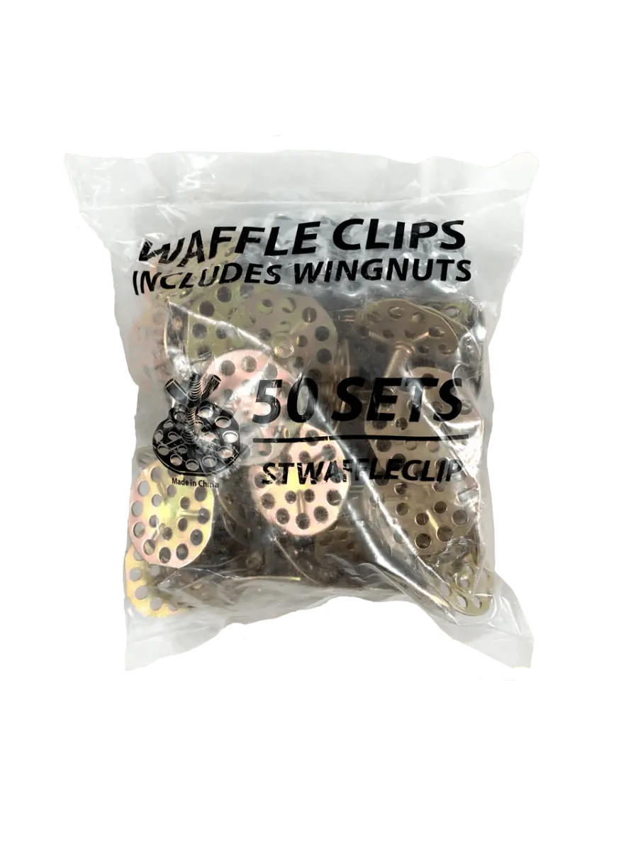 Waffle Clips With Wingnuts 1
