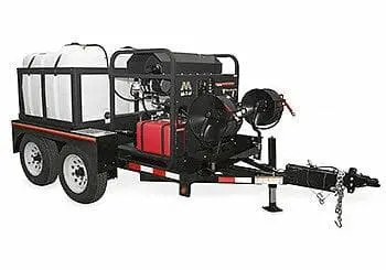 Trailer Package - Dual Axle Water Trailers And Hot Pressure Washer (Hs-3505-1Mgh-Ur) 1