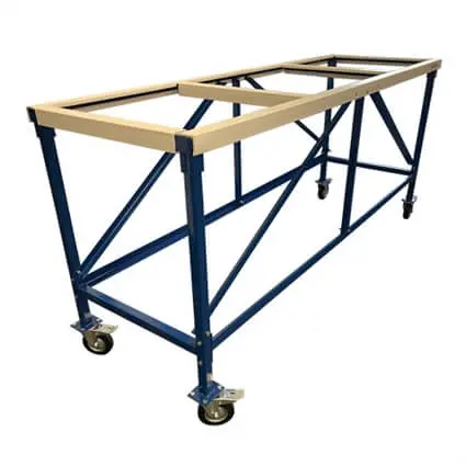 Weha 27" Work Table With White Rubber Top 1