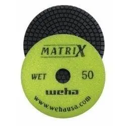 Weha 4" Matrix Diamond Polishing Pads 1