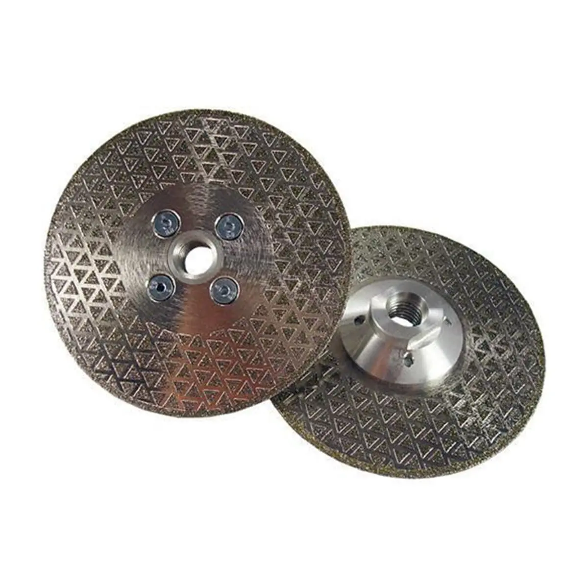 Weha 5" Duo Double Sided Marble Diamond Blade With Quad Adapter 1
