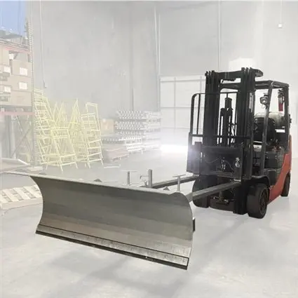 Weha Forklift Snow Plow With Angle Adjustment 1