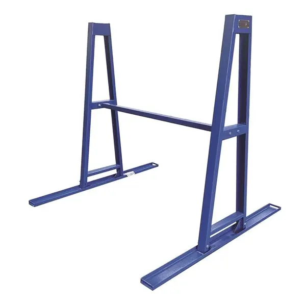 Weha Safety Blue Granite And Stone A Frame Storage Rack Double 1