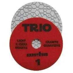 Weha Trio 3 Step Diamond Polishing Pads Wet Dry For Granite Marble & Quartz 1