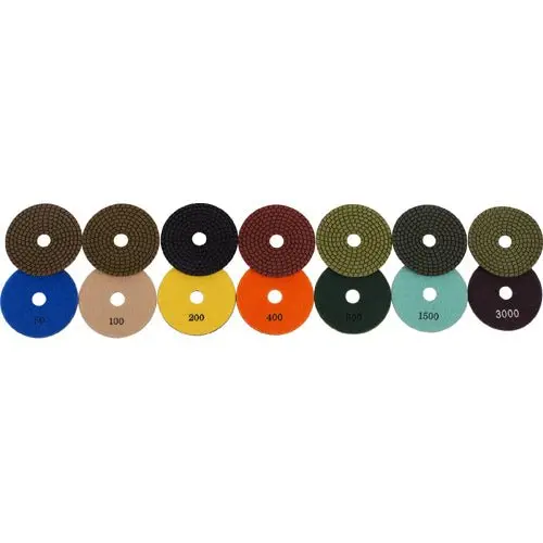 Wet Economy Polishing Pads, Spiral Type 1