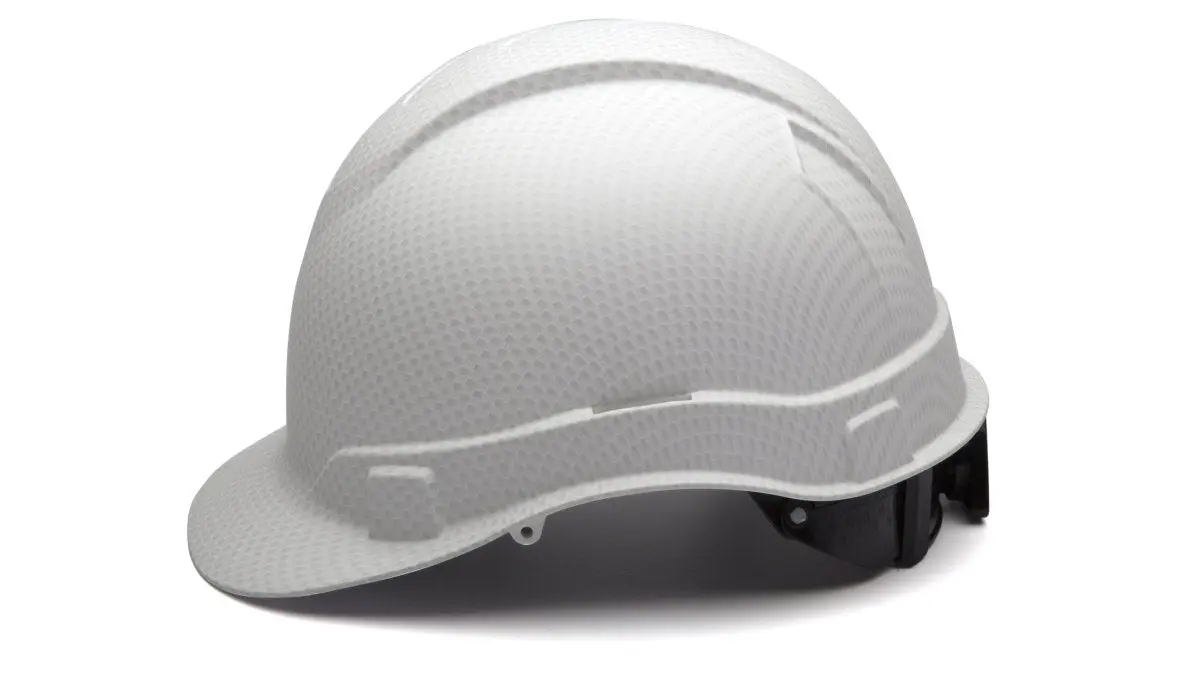 White Ridgeline Cap Style Hard Hat - Graphite 1