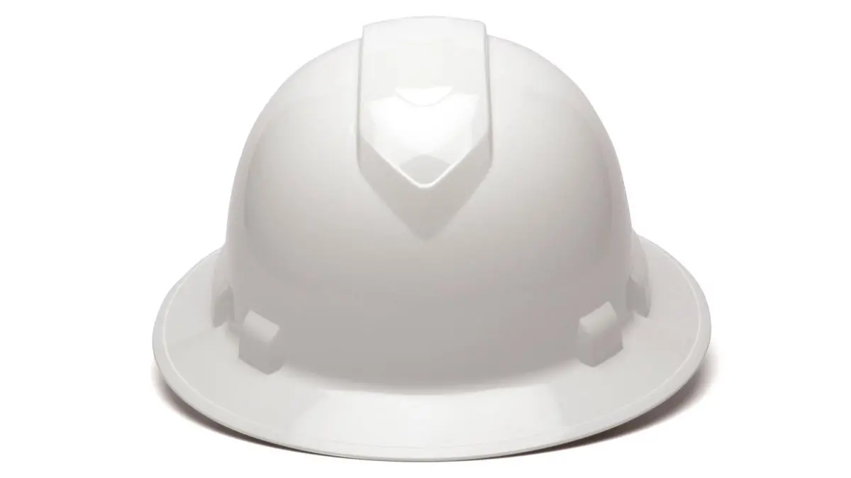 White Ridgeline Full Brim Hard Hat 1