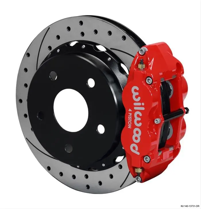 Wilwood Forged Narrow Superlite 4R Rear Big Brake Kit With Parking Brake – 140-13731-Dr 1