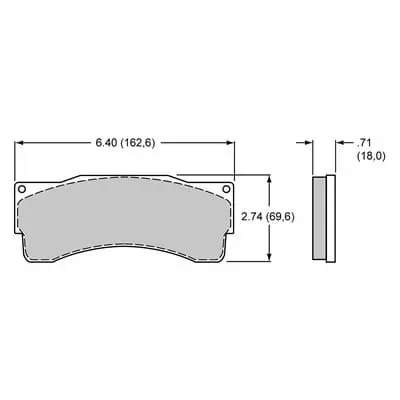 Wilwood Bp-20 Smart Pad Brake Pads (Part #150-9411K) 1