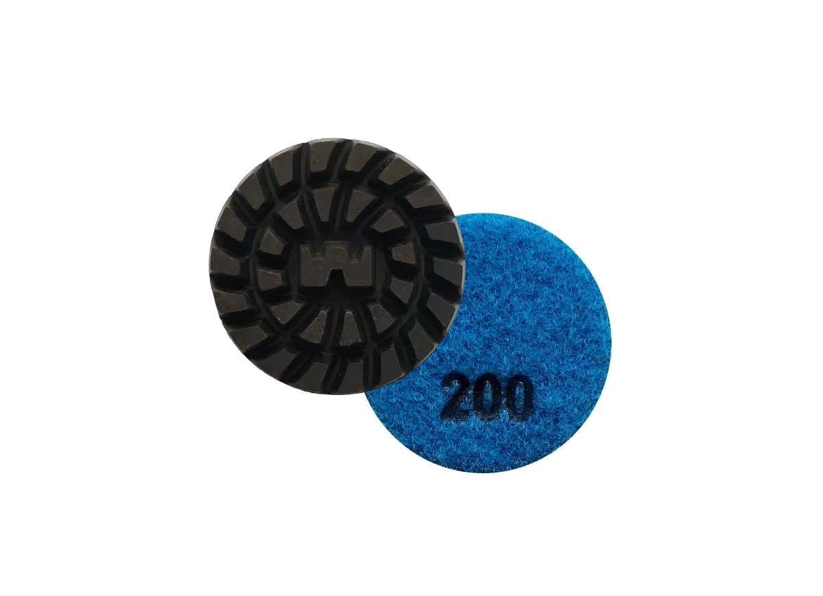 Ws Resin 3" Diamond Concrete Polishing Pads (Set Of 9) 1