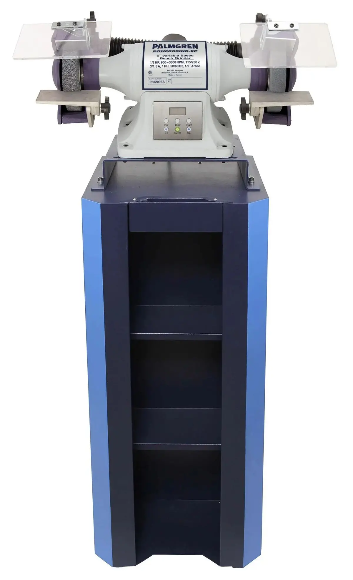 6" Vs Bench Grinder & Dust Collector Stand Combo 1