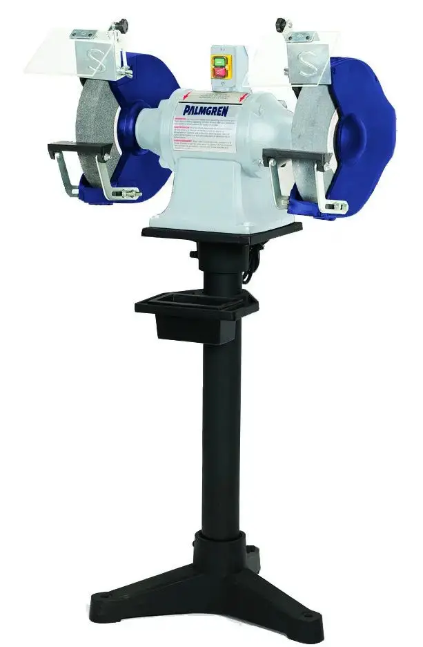 12" 2Hp 220V, 1Ph Grinder W/Pedestal Stand & Dust Collection 1