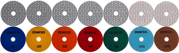 Zenesis™ Hybrid White Resin Polishing Pads 1