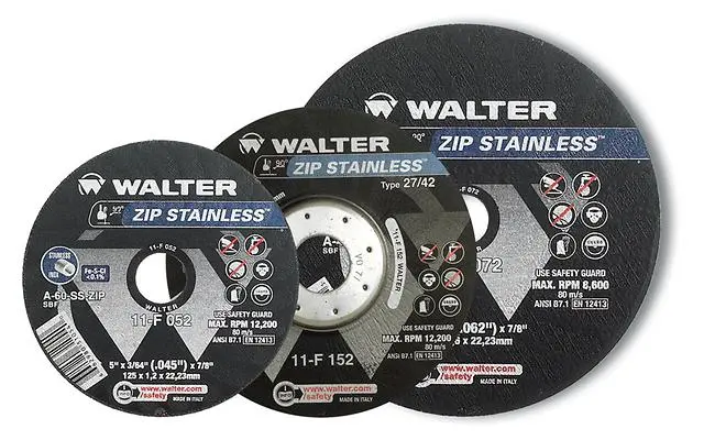 Zip Stainless Cut-Off Abrasive Wheels - Pack Of 25 1