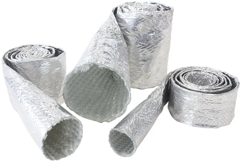 Aluminized Heat Sleeve Af91-5002 – Flexible High-Temp Exhaust Wrap For Tubing Protection 1