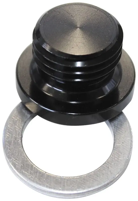 Af814 Metric Port Plug - M10 X 1.0 Black Anodized 1