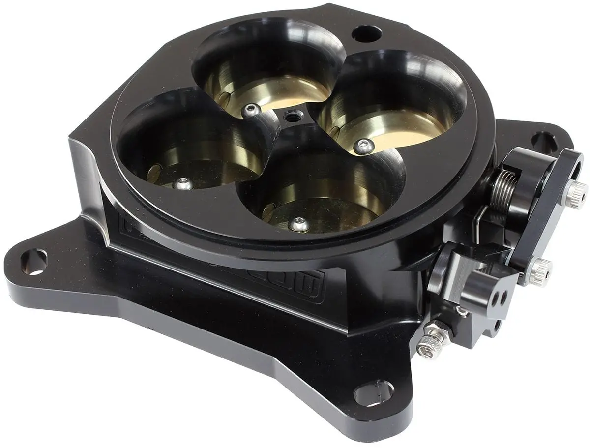 Billet Aluminum 1375 Cfm 4-Barrel Throttle Body – Black Anodized, Af64-2250Blk 1