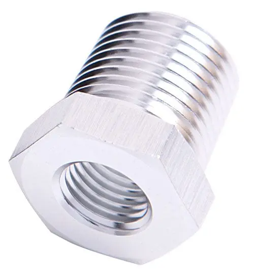 3/8" To 1/4" Npt Pipe Reducer Fitting (Af912-06-04S) 1