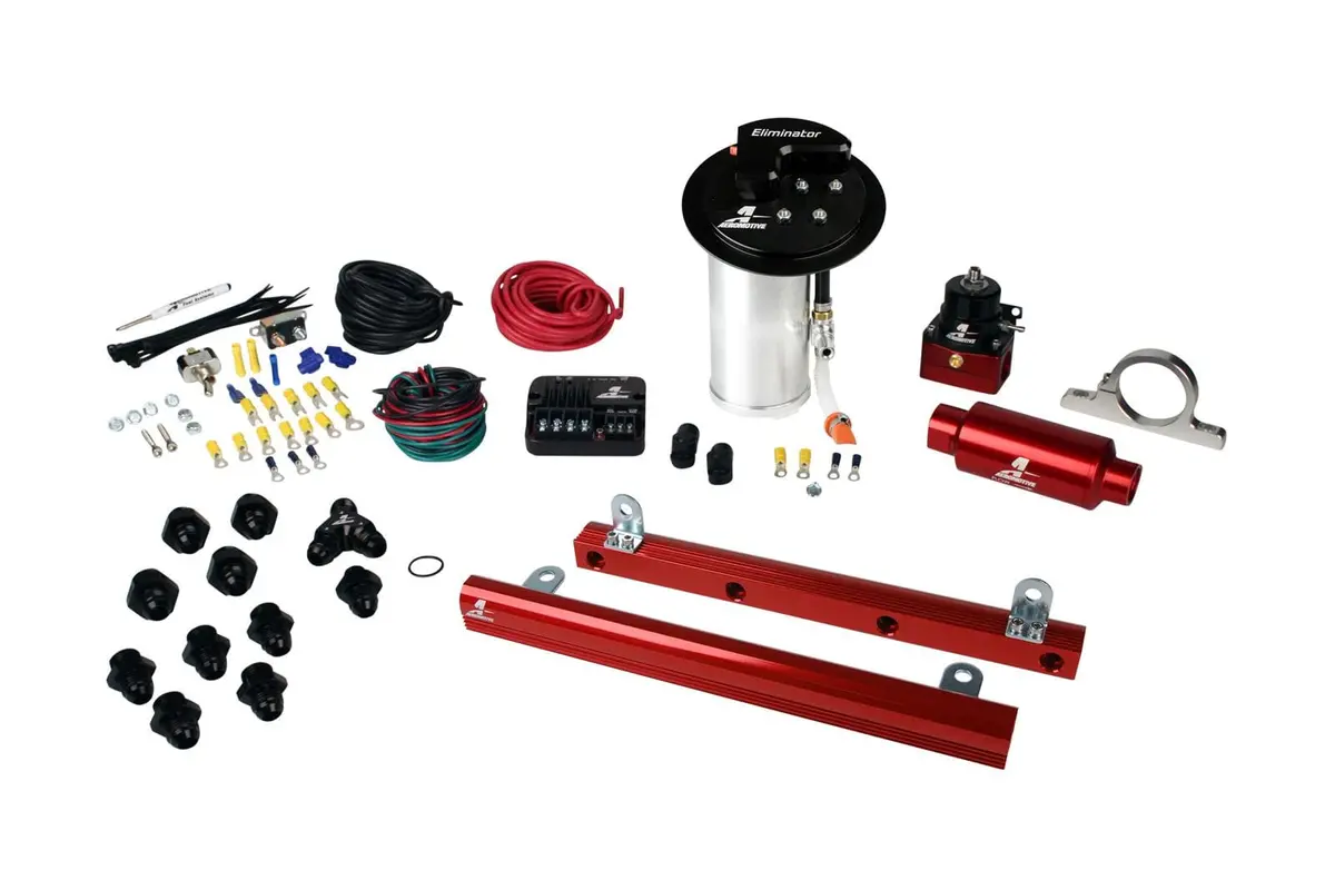 Aeromotive Fuel Line Plumbing Kit – -6An To -8An, Stainless Braided (17345) 1