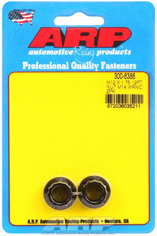Arp 12-Point High-Strength Engine Nuts – Pack Of 10, Part 300-8386 1