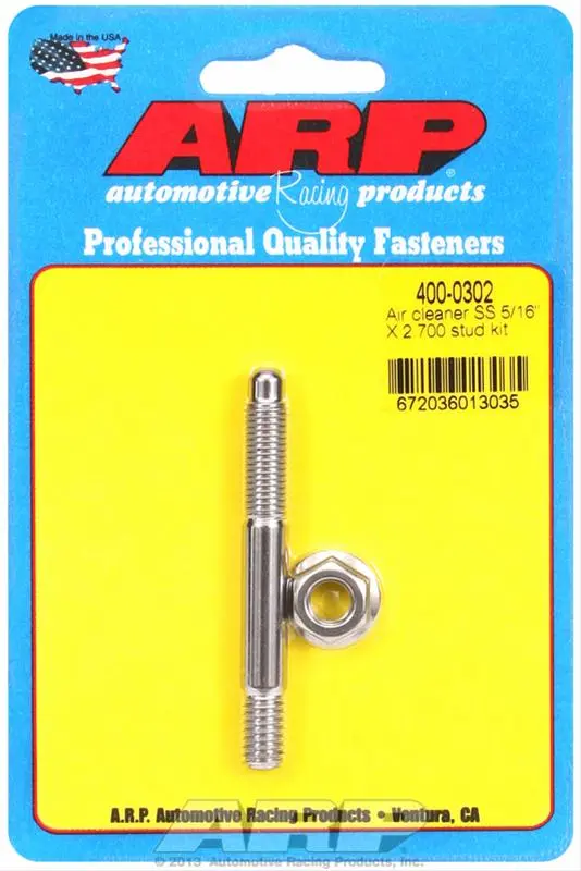 Arp 400-0302 Air Cleaner Stud Kit – High-Strength Billet Fastening System 1