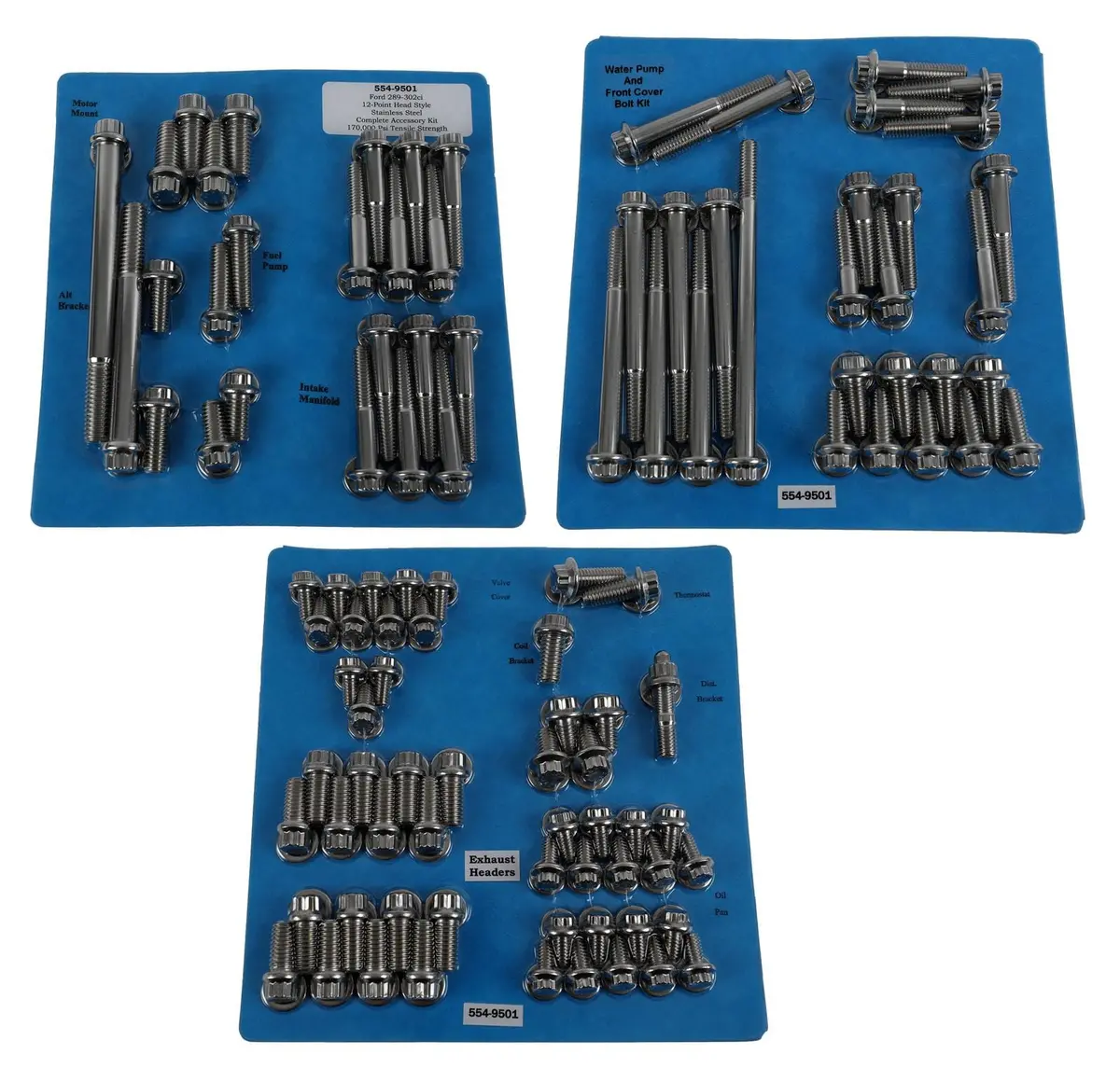 Arp 554-9501 Engine Bolt Kit – Complete Small-Block V8 Fastener Set 1