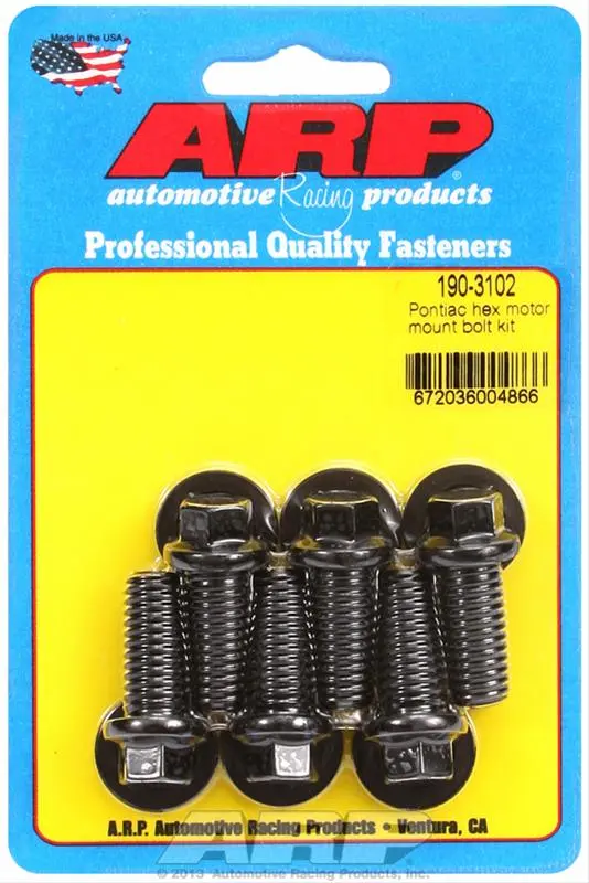 Arp Motor Mount Bolt Kit – Compatible With Multiple Engine Platforms (190-3102) 1