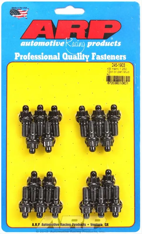 Arp Oil Pan Stud Kit – Compatible With Multiple Engines, Part 245-1903 1