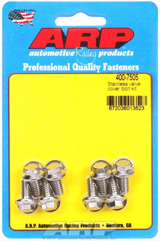 Arp 400-7505 Valve Cover Bolt Kit – Stainless Steel, Pre-Gapped 1
