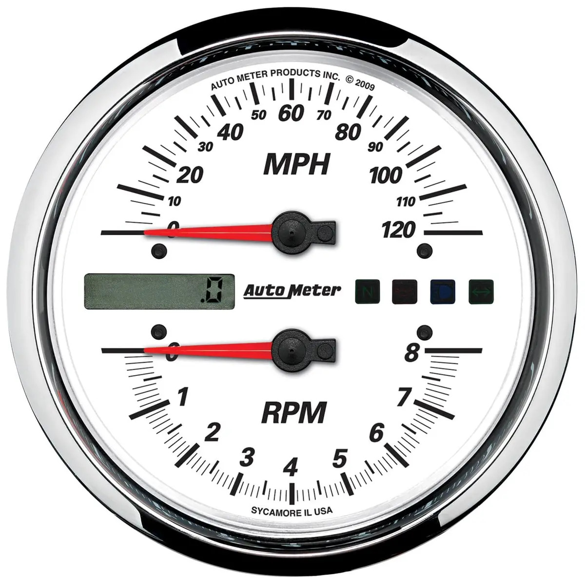 Autometer Pro-Cycle Analog Gauge – 2-1/16" Diameter, Model 19467 1