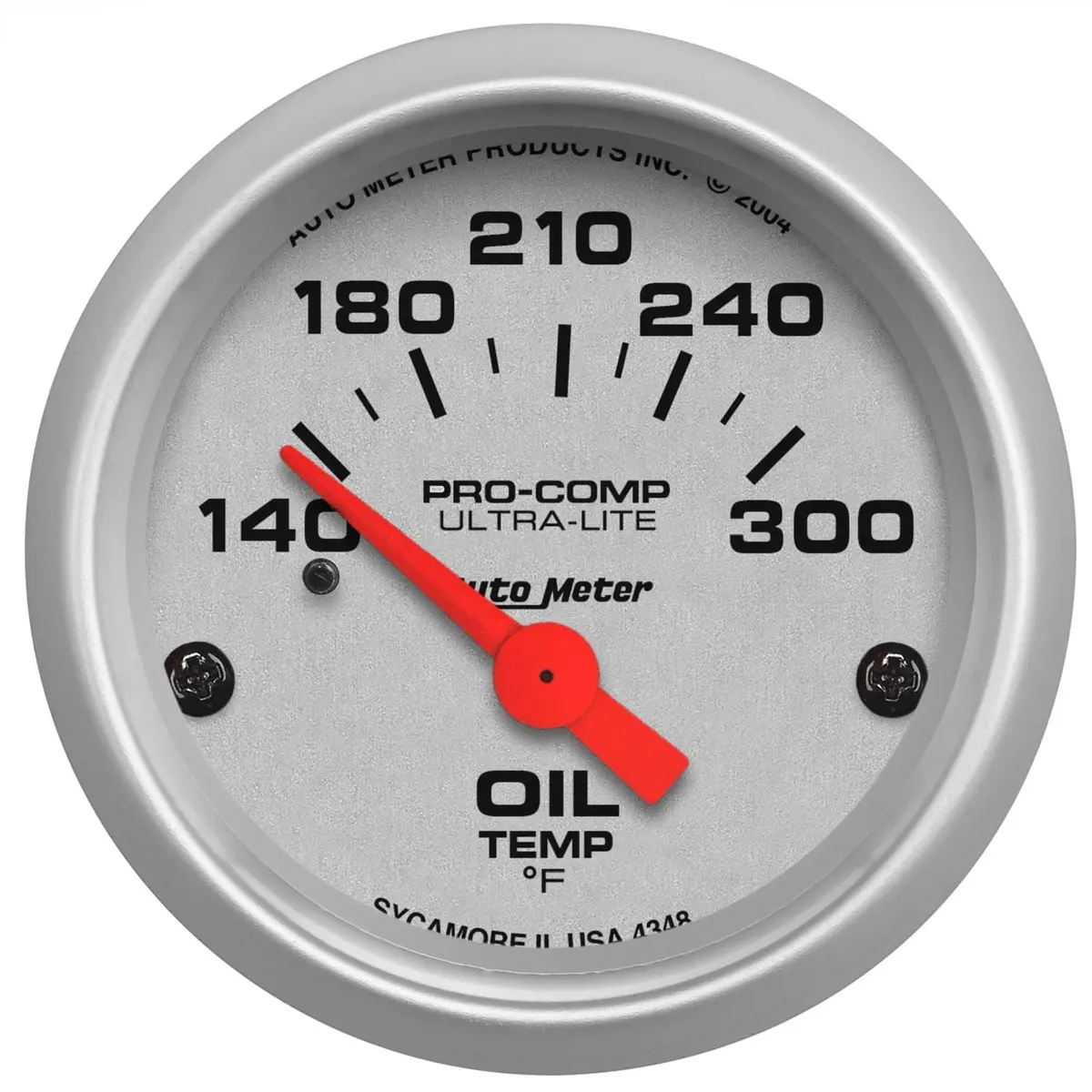 Autometer Ultra-Lite 2-1/16" Analog Gauge – Model 4348 1