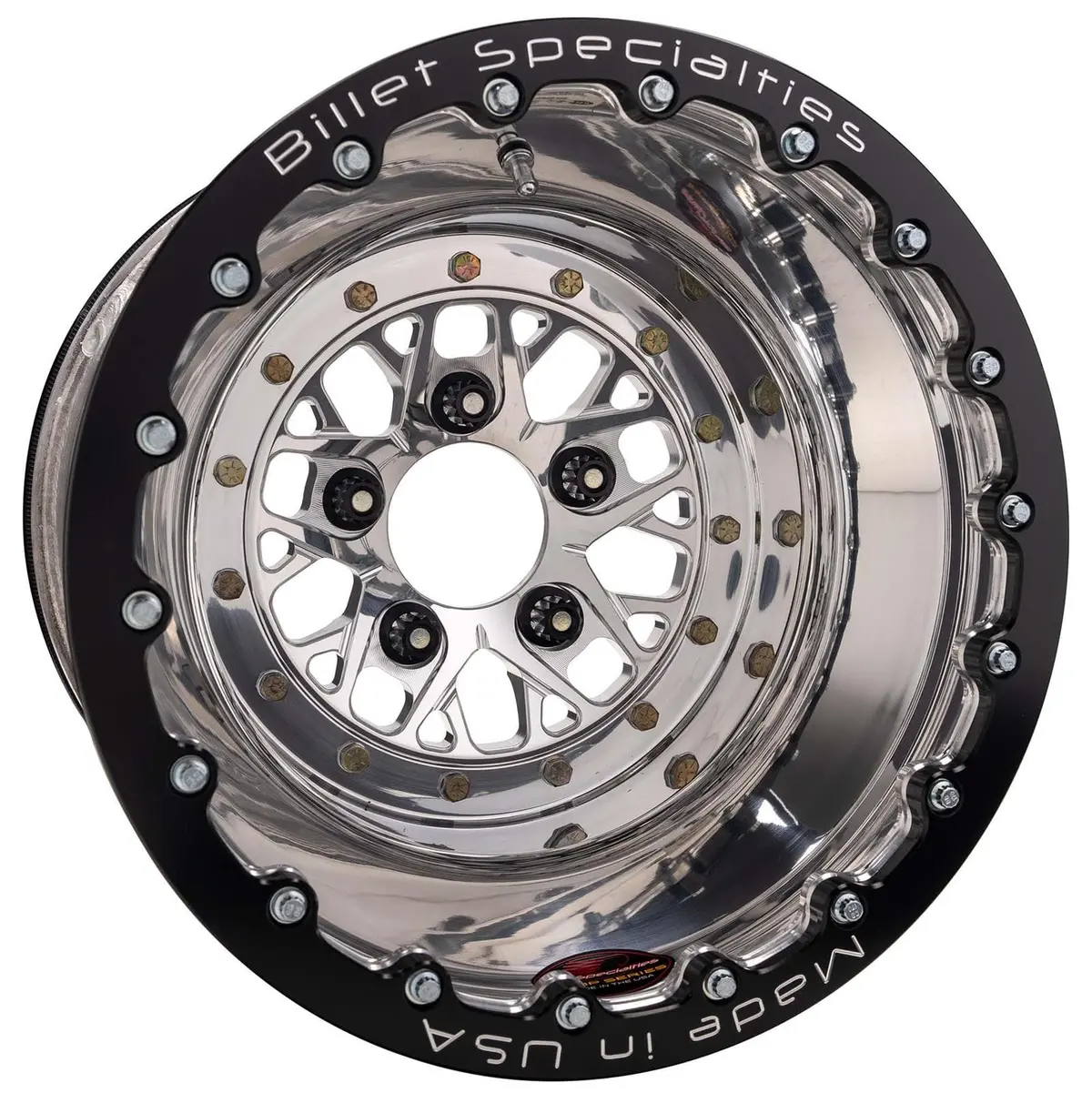 Billet Specialties Cdb085147340 Custom Drag Wheel – 15" X 10" With Deep Dish 1