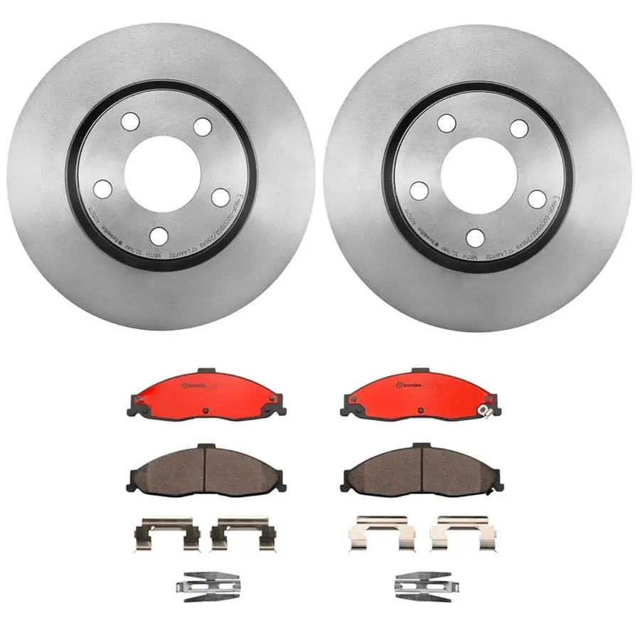 Brembo Kt00685 Brake Kit – Drilled Rotor & Performance Pad Set 1