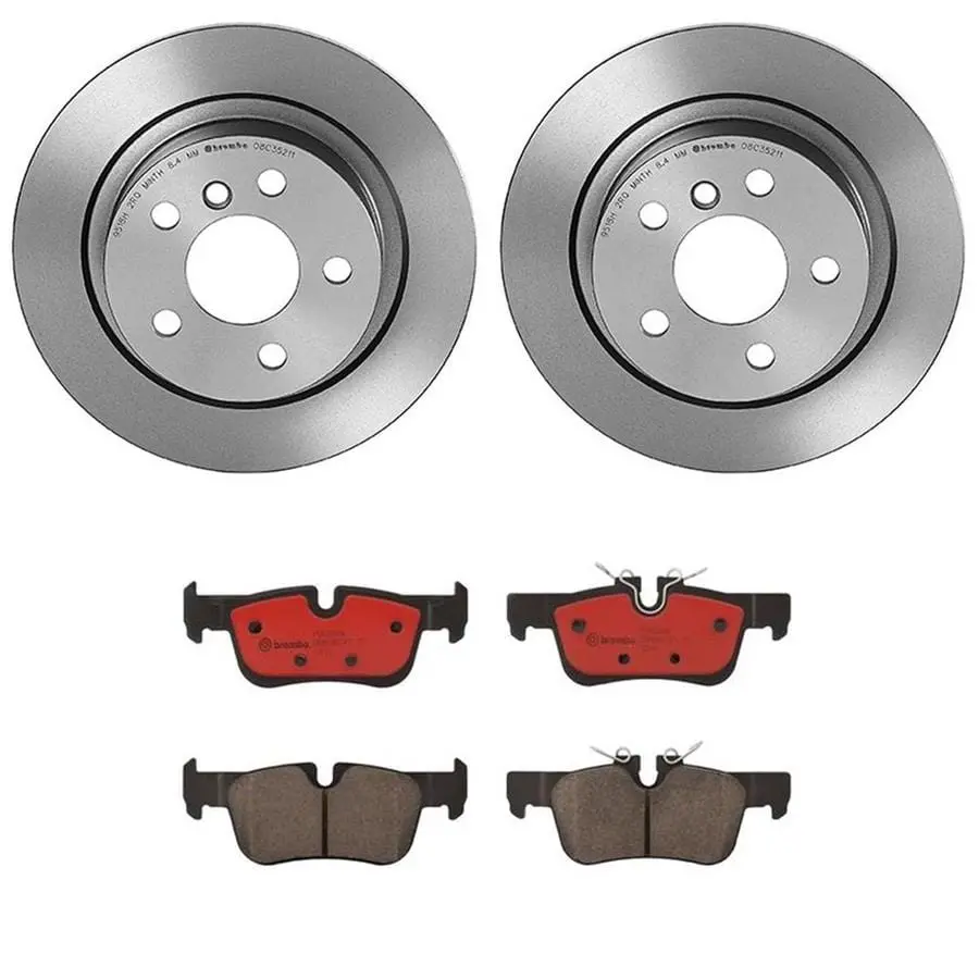 Brembo Kt00880 Drilled & Slotted Brake Pad And Rotor Kit 1