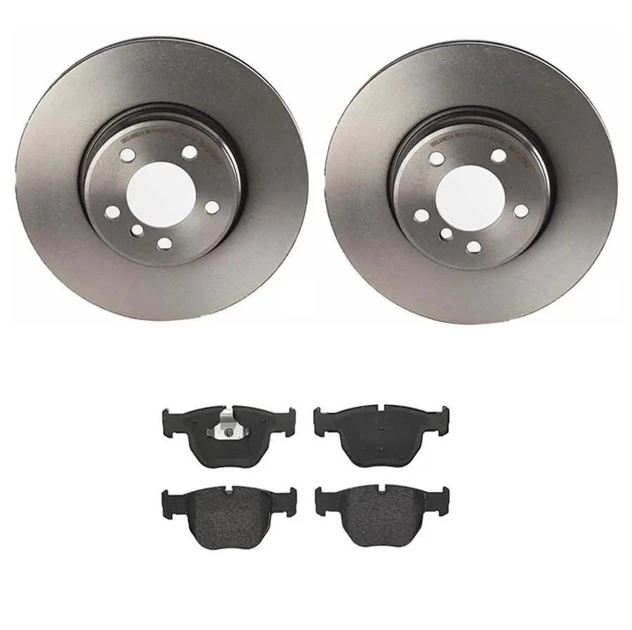 Brembo Kt04391 Brake Pad And Rotor Combo – Complete Front Axle Service Kit 1