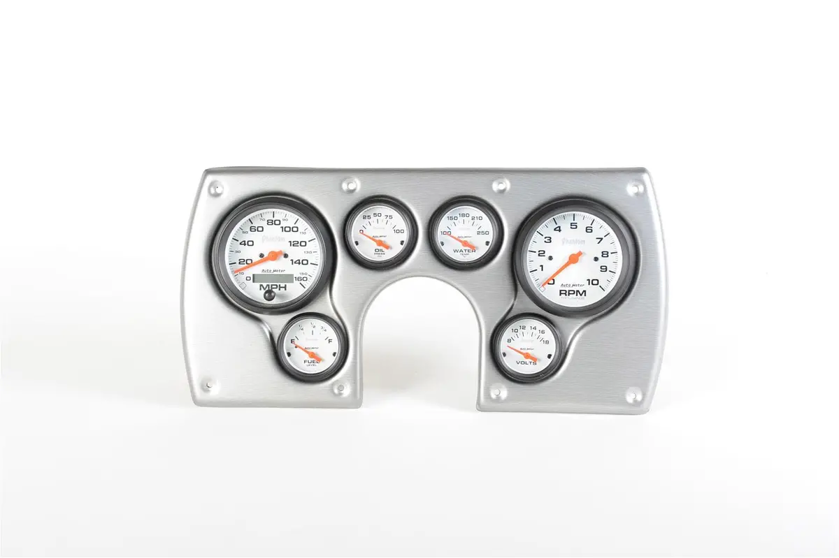 Classic Thunder Road Instrument Panel With Autometer Gauges 1