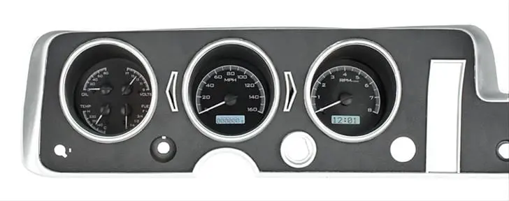 Dakota Digital Vhx-68P-Gto-C-B Analog Gauge System – Plug-And-Play Retrofit For Gto 1