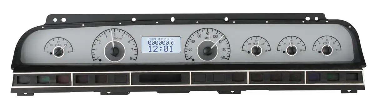 Dakota Digital Vhx-69C-Imp-S-W Direct-Fit Analog Gauge System For Impalas 1