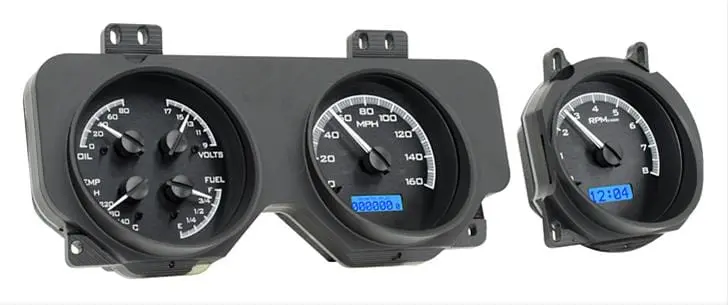 Dakota Digital Vhx-69P-Gto-K-B Analog Gauge System – Plug-And-Play Retrofit 1