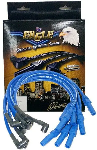 Eliminator Series I 9Mm Spark Plug Wire Set – Blue Silicone Jacket 1