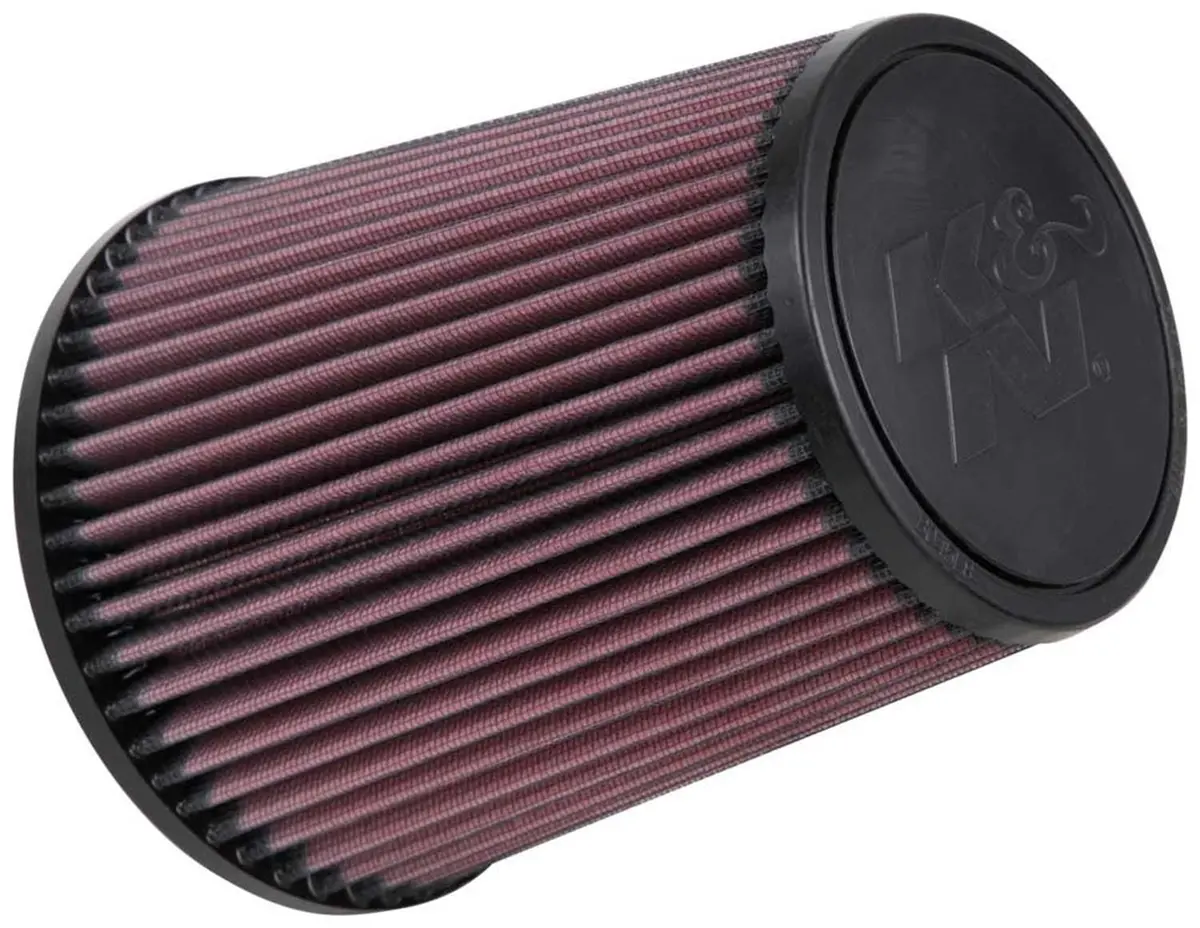 K&N Universal High-Flow Replacement Air Filter – Washable & Reusable 1
