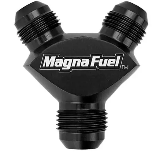 Magnafuel Black Y-Shaped Fuel Line Fitting – Mp-6266-Blk 1
