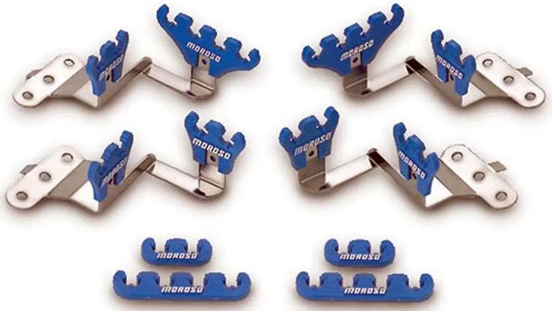 Blue Silicone Spark Plug Wire Separators – Fits 7–9Mm Ignition Cables (Mo72140) 1