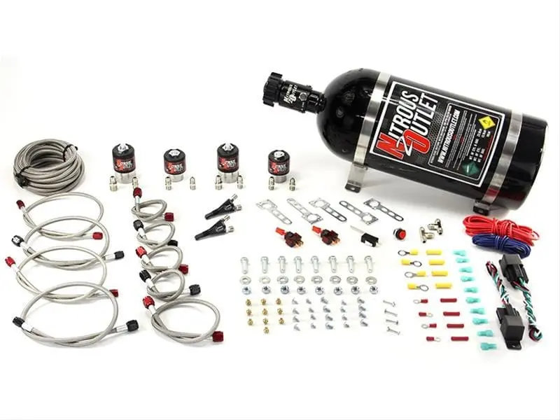 Nitrous Outlet Dual-Stage Efi-Compatible Single Nozzle Kit 1