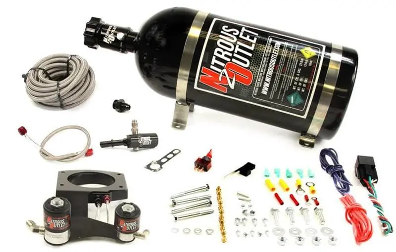 Nitrous Outlet Complete Wet Nitrous System – Tunable Power Adder Kit For Street And Track Use 1