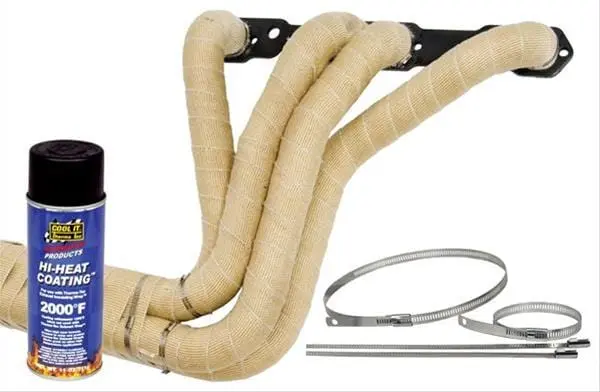 Thermo-Tec Exhaust Heat Wrap Kit – 2-Inch Wide, 50-Foot Roll (19222) 1