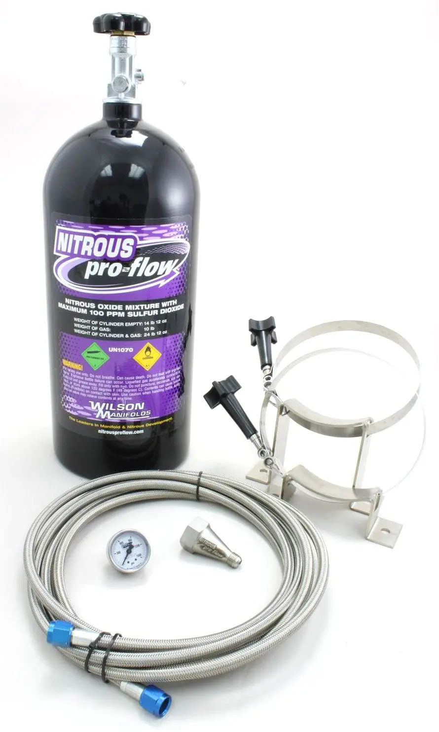 Wilson Nitrous 10-Pound -6An Complete Bottle Kit – Wi307510 1