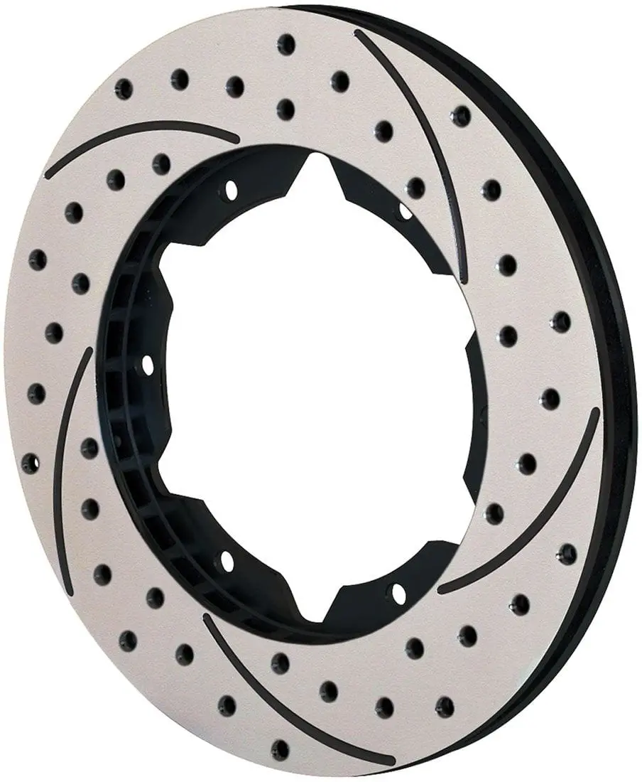 Srp Drilled Black Performance Brake Rotor – Right-Hand, 30-Vane Design Wb160-7099-Bk 1